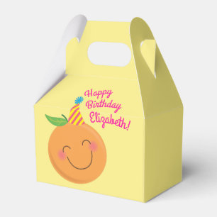 Little Cutie Birthday Party Favor Box