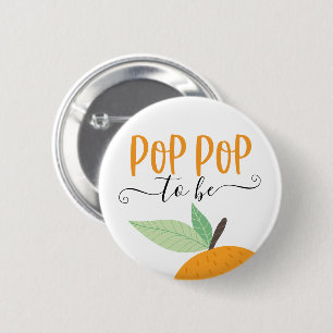 Little Cutie Citrus Orange Pop Pop To Be Button