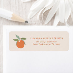 Little Cutie Citrus Oranges Return Address