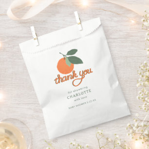 Little Cutie Clementine Baby Shower Favour Bag