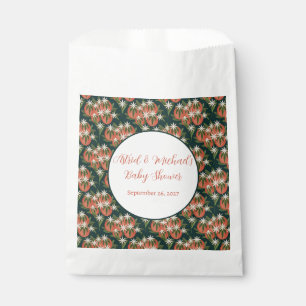 Little Cutie Clementine Dark Green Baby Shower Favour Bag