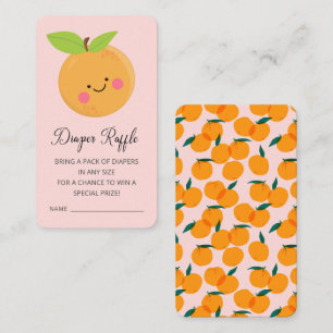 Little Cutie Diaper Raffle Ticket  Enclosure