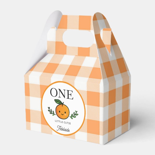 Little Cutie Favour Box Kids Birthday Party (Front Side)