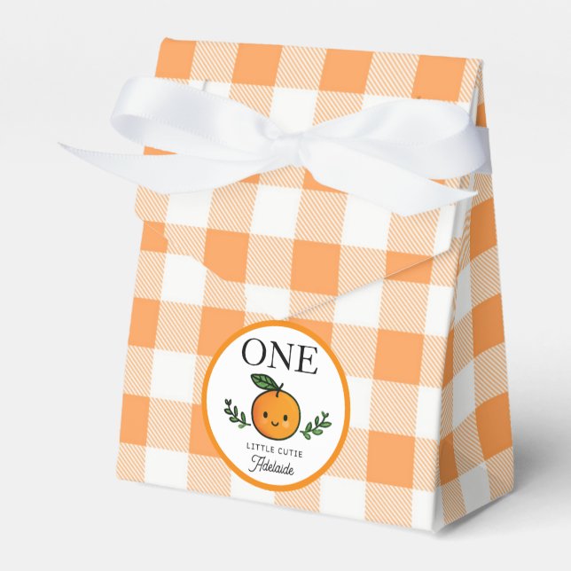 Little Cutie Favour Box Kids Birthday Party (Front Side)