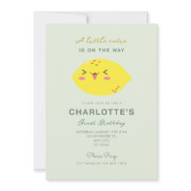 Little Cutie Lemon Citrus First Birthday