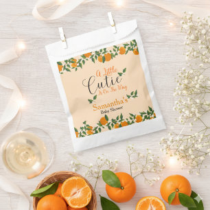 Little Cutie On The Way Clementine Baby Shower Favour Bag