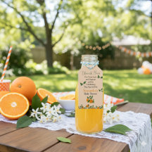 Little Cutie Orange Baby Shower 