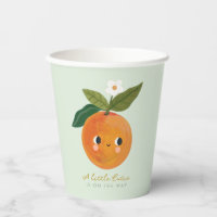 Little Cutie Orange Baby Shower