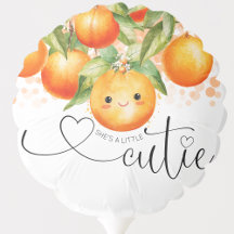 Little Cutie Orange Citrus Baby Shower