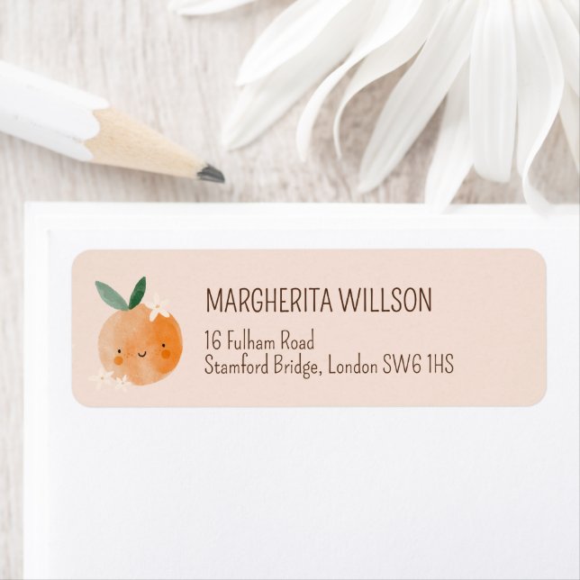 Little Cutie Orange Citrus Botanical Baby Shower (Insitu)