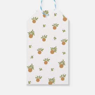 Little Cutie Orange Favour/Thank You Gift Tags