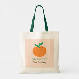Little Cutie Orange Premier anniversaire Sac fourr