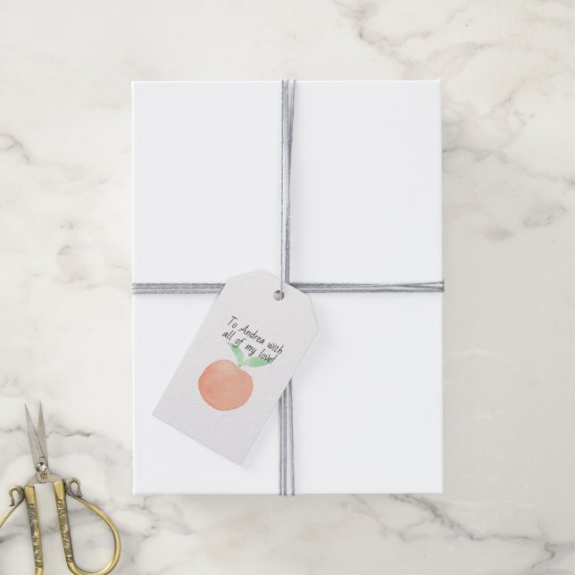 Little Cutie Personalized Gift Tag (With Twine)
