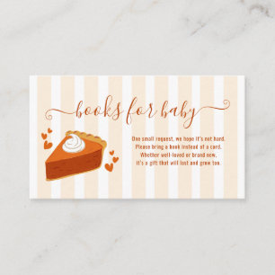 Little Cutie Pie Baby Shower Books For Baby Enclosure Card