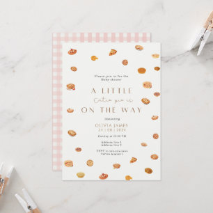 Little cutie pie baby shower invitation