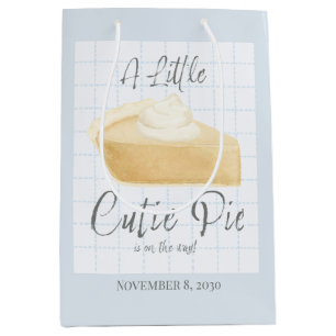 Little Cutie Pie Boy Baby Shower Gift Bag