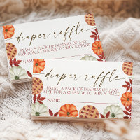 Little Cutie Pie Diaper Raffle Enclosure Card