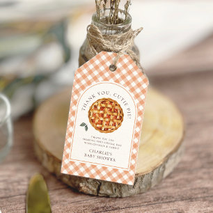 Little Cutie Pie Fall Baby Shower Gift Tags