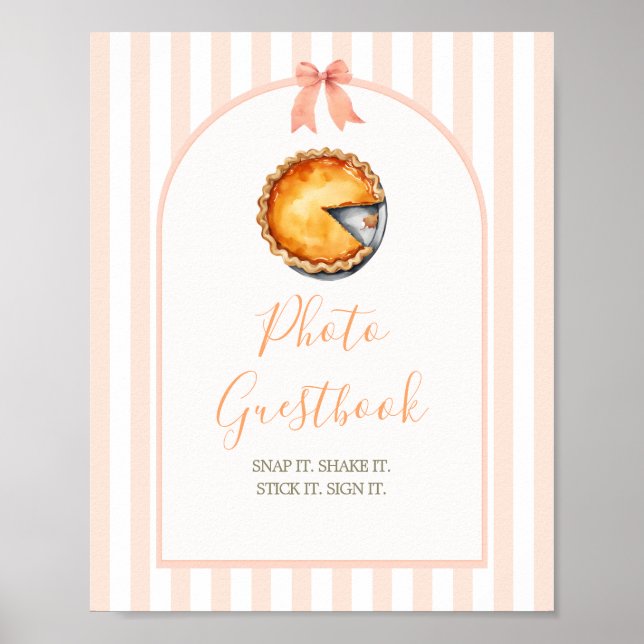 Little Cutie Pie Orange En vichy Photo Livre d'or (Devant)