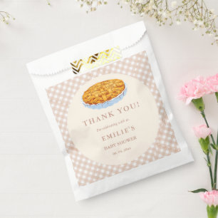 Little Cutie Pie Thanksgiving Baby Shower Thanks Favour Bag