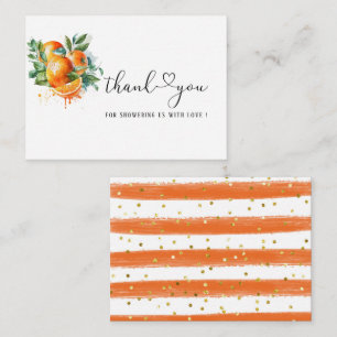 Little cutie thank you card
