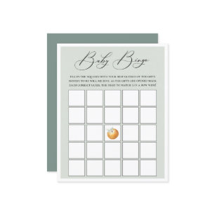 Little Cutie Theme Baby Bingo Game