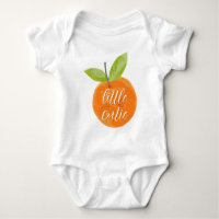 Little Cutie Watercolor Orange Clementine