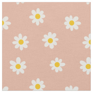 Little Daisies / dusty apricot  Fabric