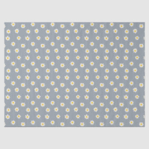 Little Daisies - dusty steel grey Tissue Paper