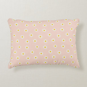 Little Daisies - soft apricot Accent Pillow