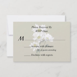 Little Daisy Looking Up RSVP Card