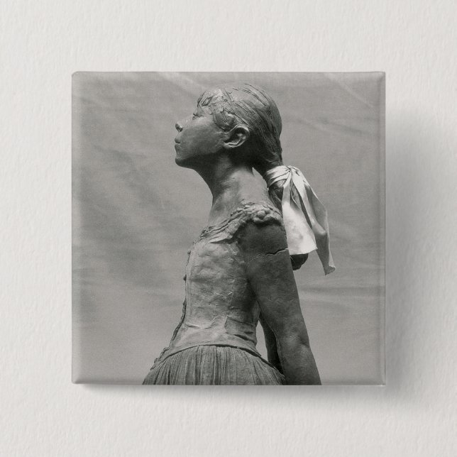 Little Dancer, Aged 14 2 Inch Square Button (Front)