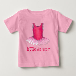 Little Dancer Ballet Costume Dance Tutu Ballerina Baby T-Shirt