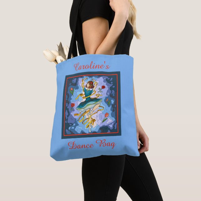 Little Dancer, Personalized Tote Bag (Close Up)