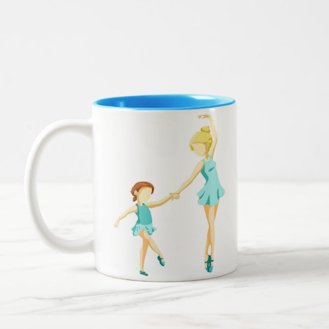 Little dancer Two-Tone coffee mug (Left)