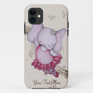 Little Dancing Ballerina Elephant iPhone 5 Case