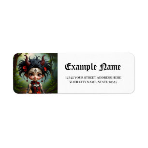 Little Dark Forest Demon –Cute Gothic Fantasy Girl