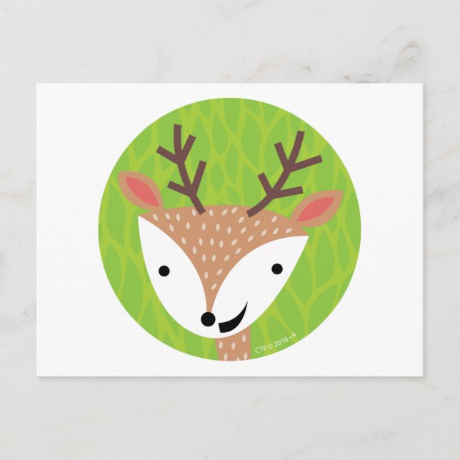 Little Deer - Woodland Friends Postcard (Front)