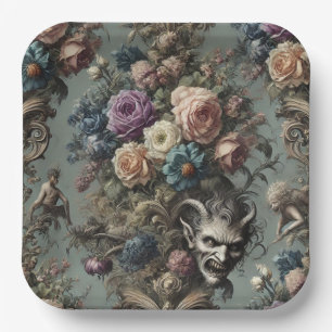 Little Demons Dare to Dream – Gothic Victorian  Paper Plate