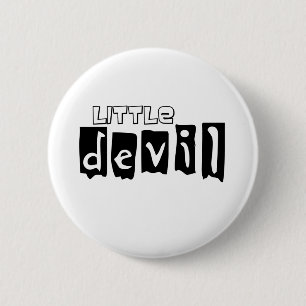 Little Devil 2 Inch Round Button