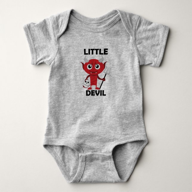 Little Devil - Baby Jersey Bodysuit (Front)