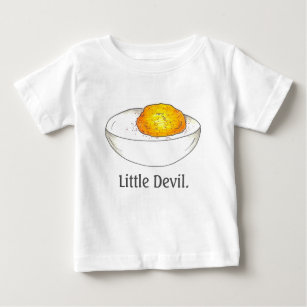 Little Devil Deviled Stuffed Egg Eggs Picnic Food Baby T-Shirt