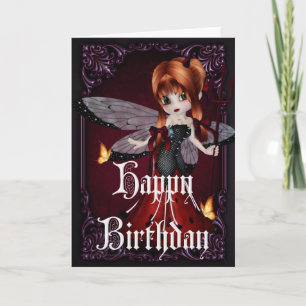 Little Devil Ladybug Design 3b Bonne carte d'anniv