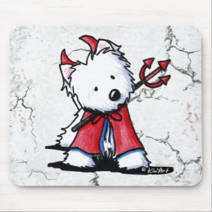 Little Devil Westie Mouse Pad