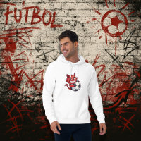 Little Devil with a soccer ball
