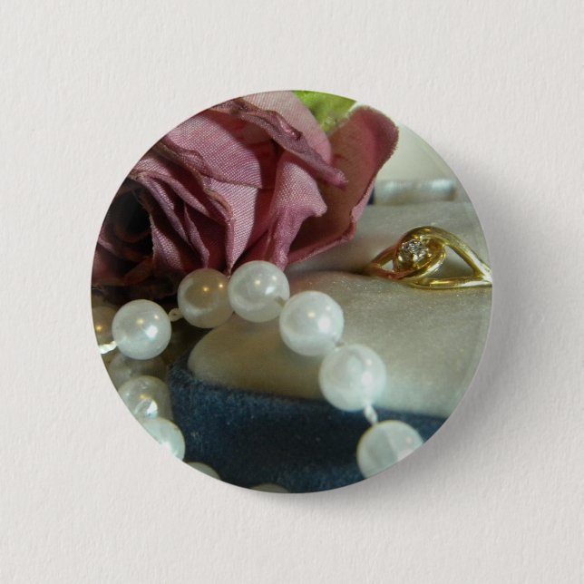 Little Diamond I 2 Inch Round Button (Front)