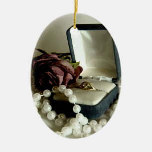 Little Diamond II Ceramic Ornament