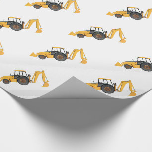 Little Digger - Glossy Wrapping Paper, 30" x 6' Paper