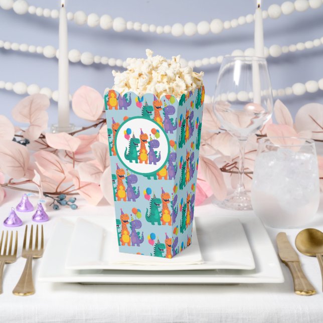 Little Dino 1st Birthday Favor Box (Wedding)