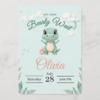 Little Dino Adventure Watercolor Dinosaur Baby Sho